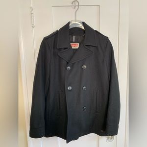 Used - Levi’s Wool Peacoat (Black)